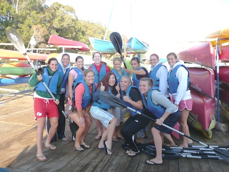 Women Kayakers