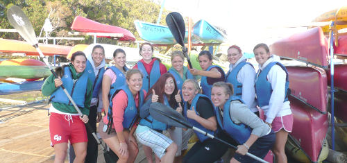 Women Kayakers