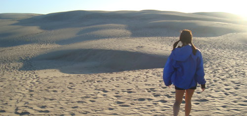 Child on Morro Bay Dunes